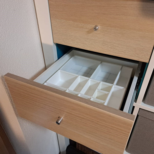Gridfinity Lager System für die IKEA KALLAX Schubladen